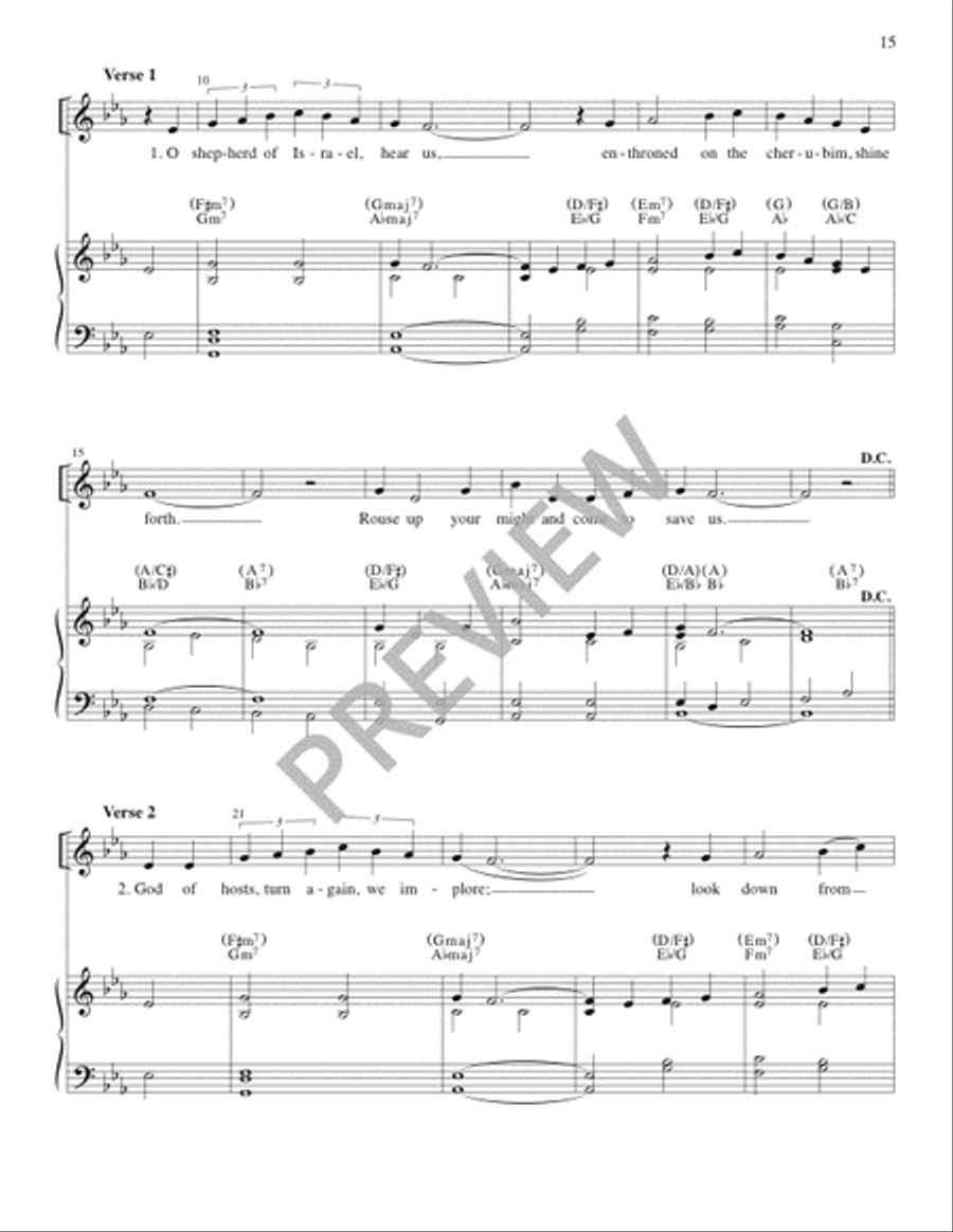 The Lyric Psalter, Year C Piano scores gallery preview page 17