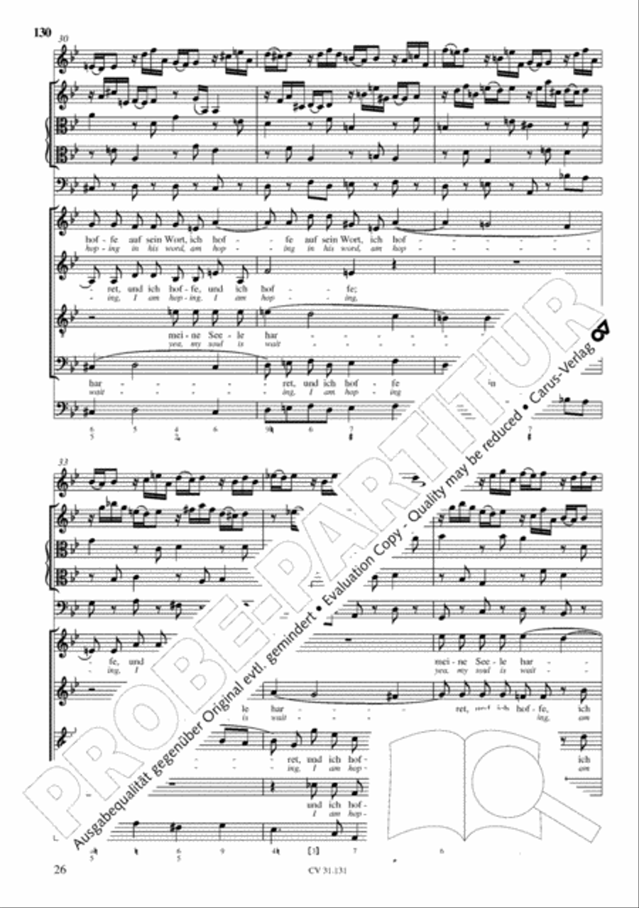 The Complete Sacred Vocal Works (Das geistliche Vokalwerk) Voice scores gallery preview page 131