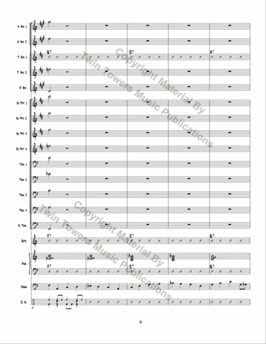 Super 20 Stomp Super 20 Stomp Jazz Ensemble scores gallery preview page 11