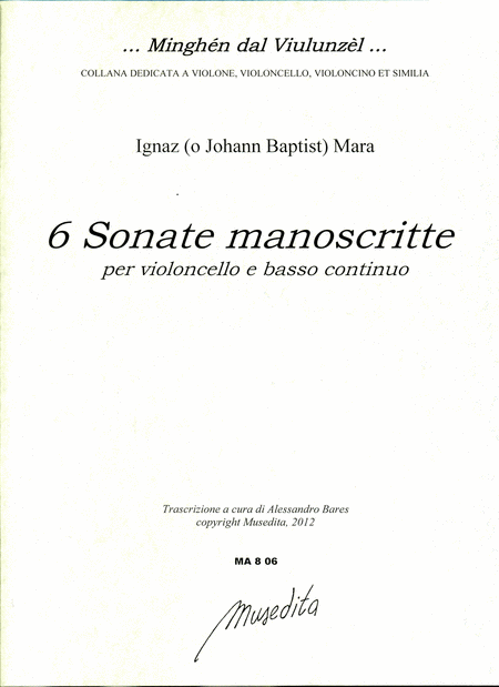 6 Manuscript sonatas