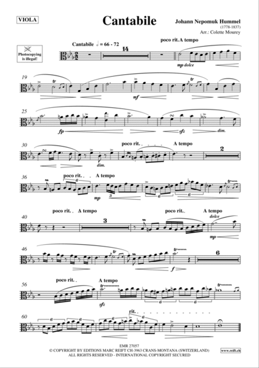 Cantabile Viola scores gallery preview page 2