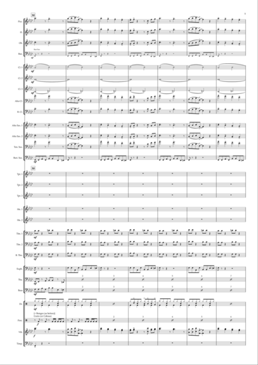 Venus Concert Band scores gallery preview page 5