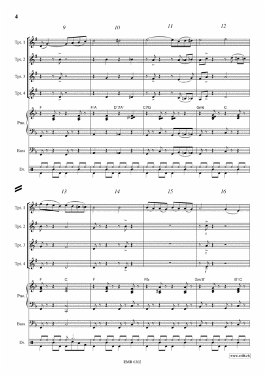 Swanee Trumpet scores gallery preview page 4