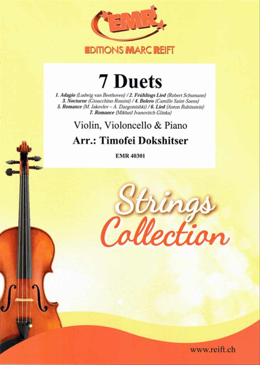 7 Duets Piano Trio scores gallery preview page 1