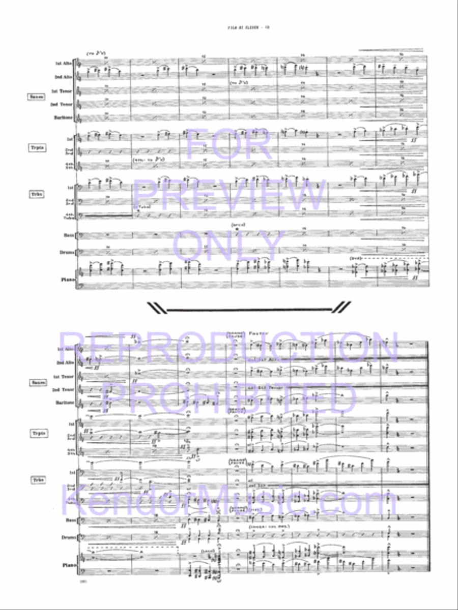Film At Eleven Film At Eleven Jazz Ensemble scores gallery preview page 17