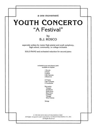 Book cover for Youth Concerto "A Festival" - Piano Duo (2 Pianos, 4 Hands)
