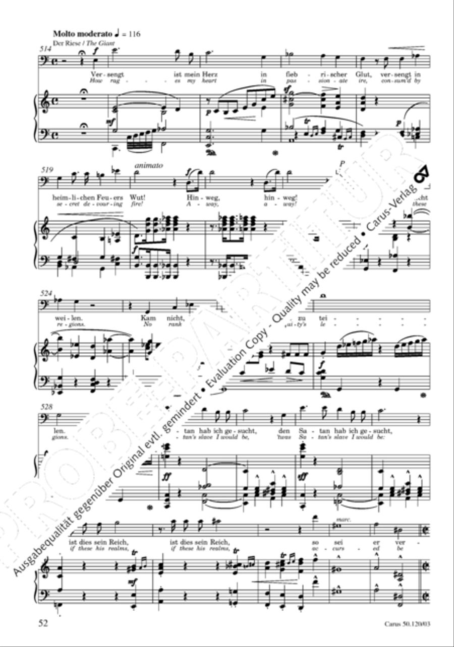Christoforus + Das Tochterlein des Jairus (Gesamtausgabe, Bd. 9) 4-Part scores gallery preview page 53