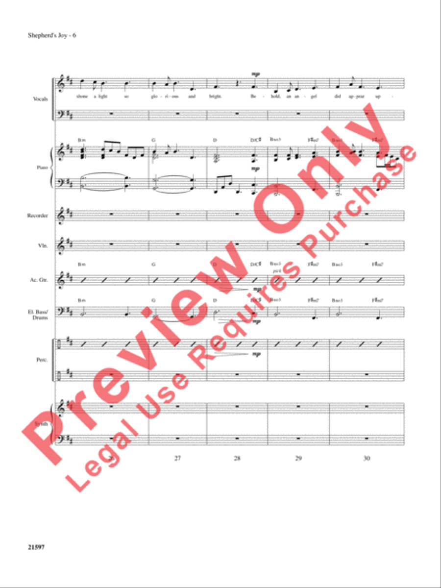 Shepherd's Joy Choir scores gallery preview page 7