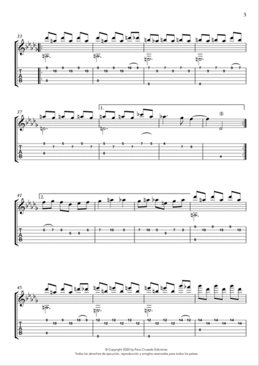 Jaleo ligero Jaleo ligero Classical Guitar scores gallery preview page 5