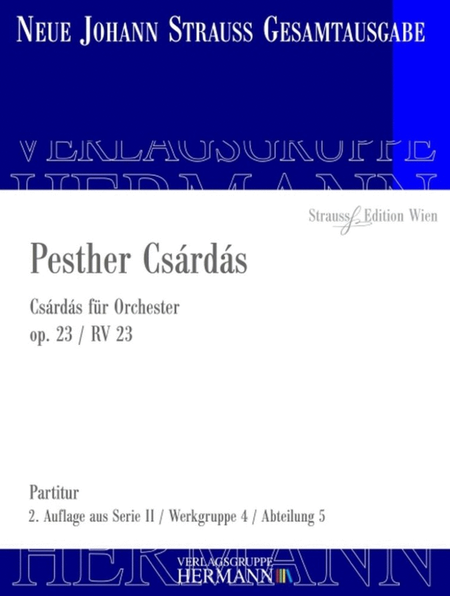 Pesther Csárdás Op. 23 RV 23