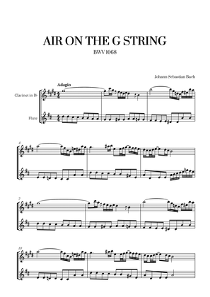 Johann Sebastian Bach - Air on the G String (for Clarinet and Flute)