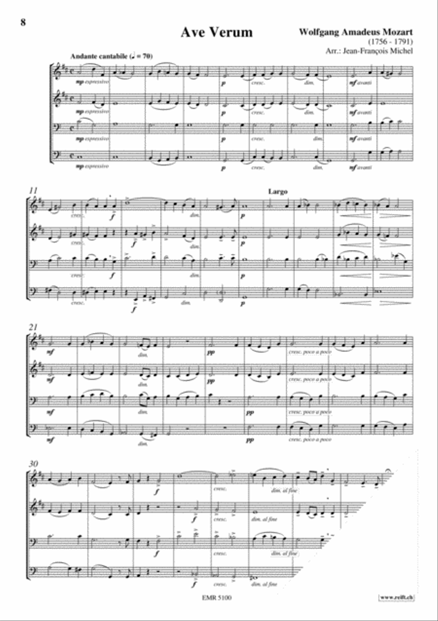 8 Quartets 8 Quartets Brass Ensemble scores gallery preview page 6