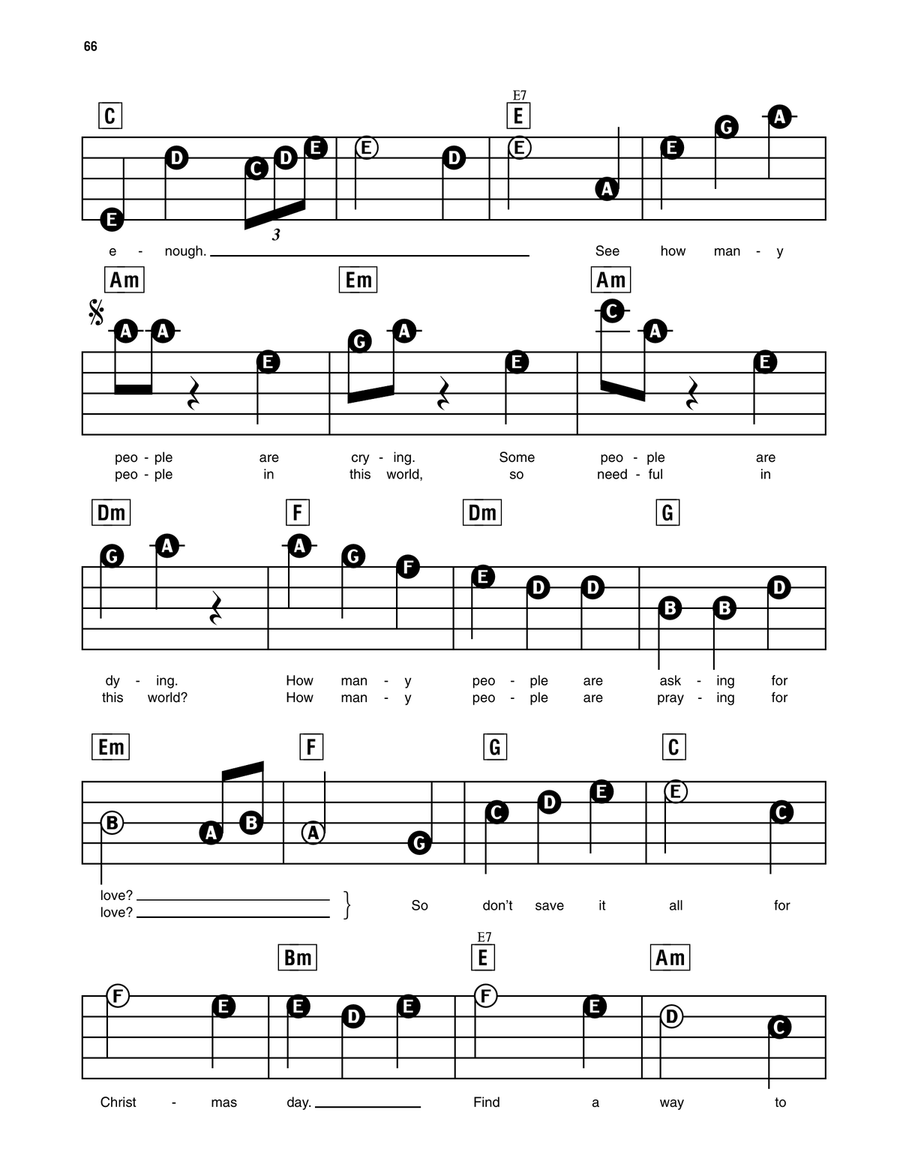 Don't Save It All For Christmas Day Electronic Keyboard scores gallery preview page 2