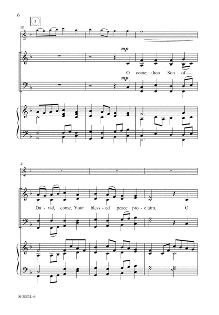 Advent Grace 4-Part scores gallery preview page 7