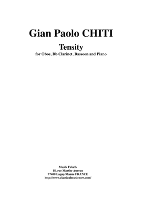 Gian Paolo Chiti: Tensity for oboe, Bb clarinet, bassoon and piano