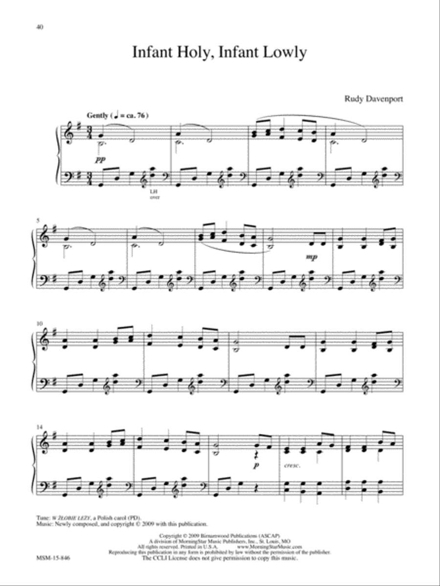 Advent and Christmas Wonder, Set 3 Easy Piano scores gallery preview page 20