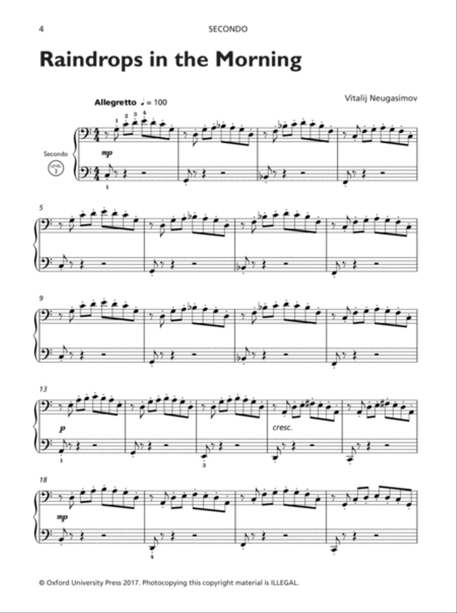 Piano Sketches Duets Book 1 Piano Duet scores gallery preview page 3