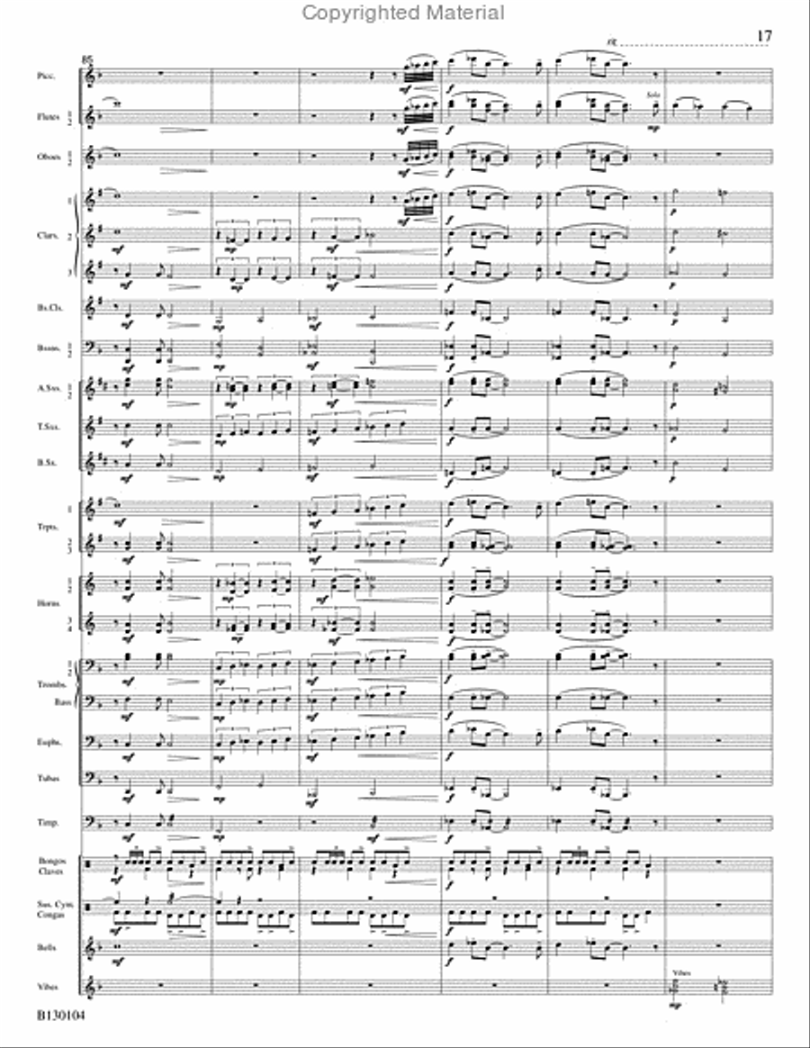 La Fiesta de San Antonio La Fiesta de San Antonio Concert Band scores gallery preview page 18