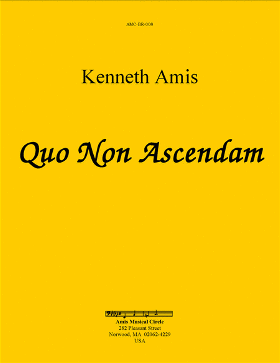 Quo Non Ascendam Horn scores gallery preview page 1