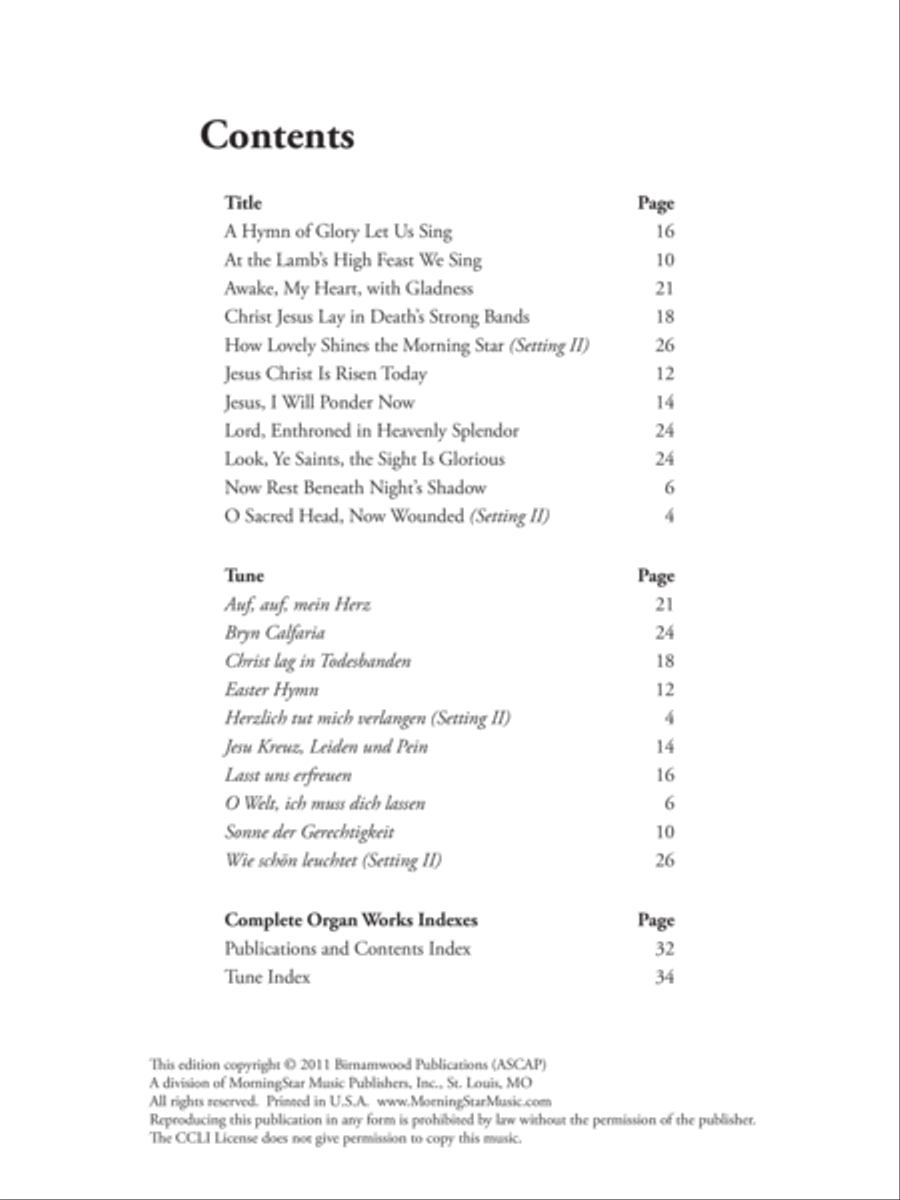Ten Chorale Improvisations, Set 6 Organ scores gallery preview page 2
