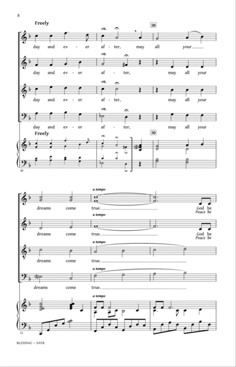 Blessing 4-Part scores gallery preview page 8
