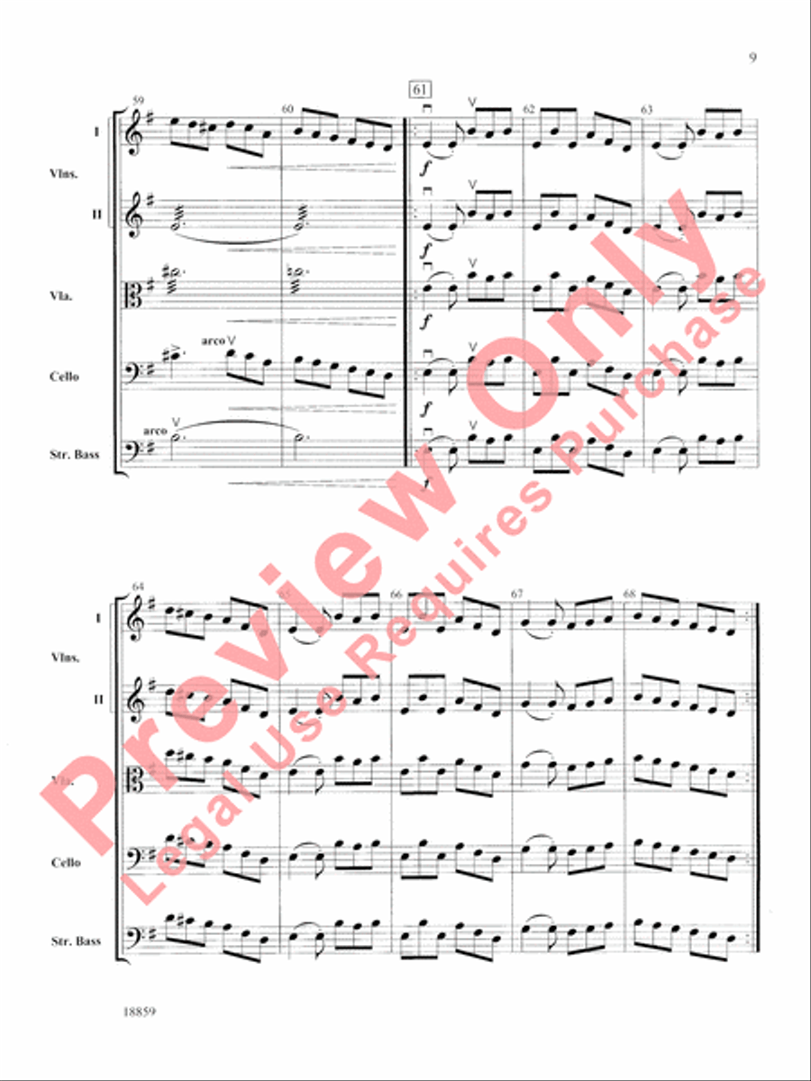A Gaelic Overture A Gaelic Overture String Orchestra scores gallery preview page 10