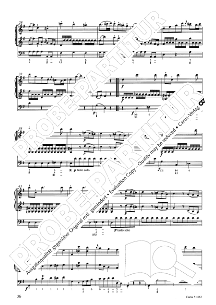Church Sonatas Collection / Songbook scores gallery preview page 37