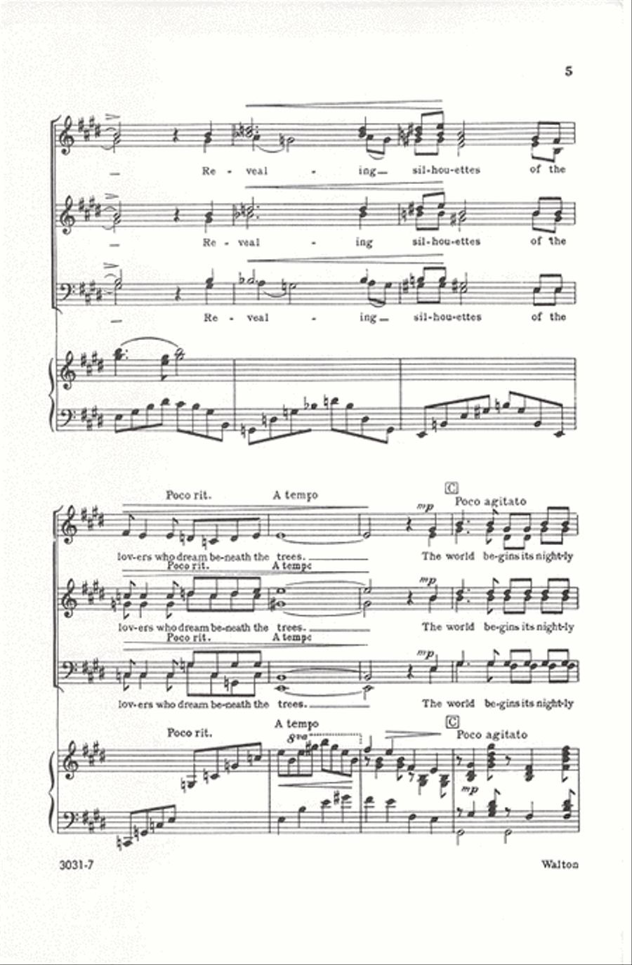 Stars and Shadows (Beau Soir) Divisi scores gallery preview page 5