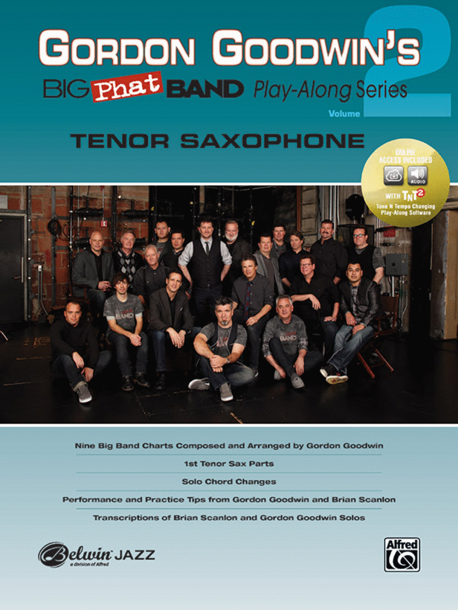 Gordon Goodwin's Big Phat Play Along, Volume 2 Tenor Saxophone scores gallery preview page 1