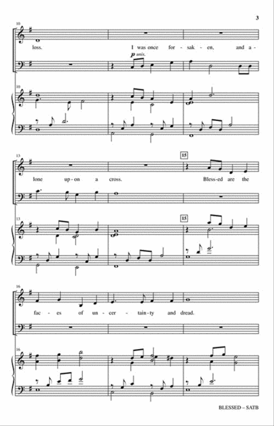 Blessed Blessed 4-Part scores gallery preview page 3