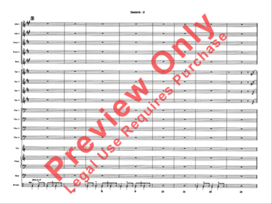 Sing, Sing, Sing Jazz Ensemble scores gallery preview page 16