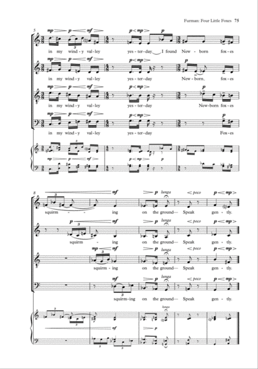 The Oxford Book of Choral Music by Black Composers 4-Part scores gallery preview page 14