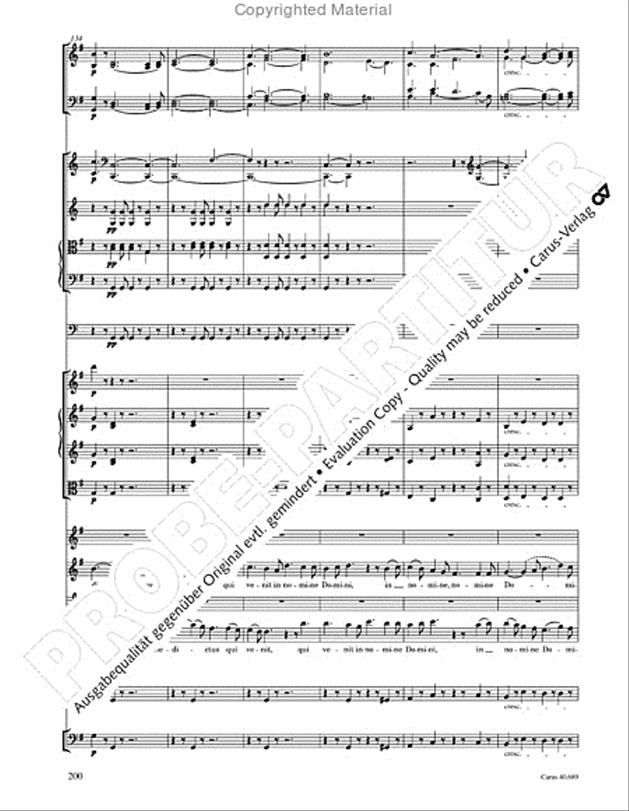 Missa solemnis Missa solemnis 4-Part scores gallery preview page 216