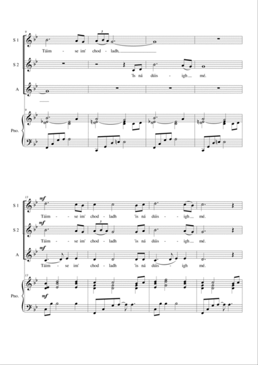 Táimse im' Chodladh Táimse im' Chodladh SSA scores gallery preview page 3