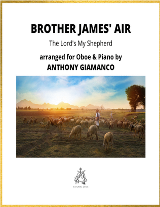 Book cover for BROTHER JAMES' AIR (The Lord's My Shepherd) - oboe and piano