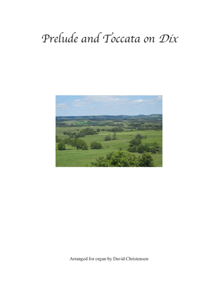 Book cover for Prelude and Toccata on "Dix"