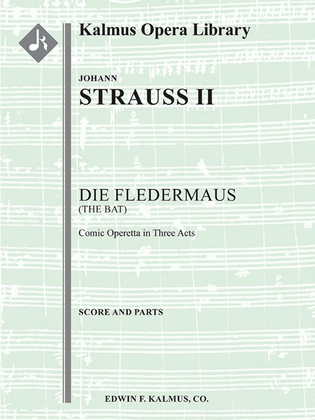 Book cover for Die Fledermaus (The Bat) (complete opera)