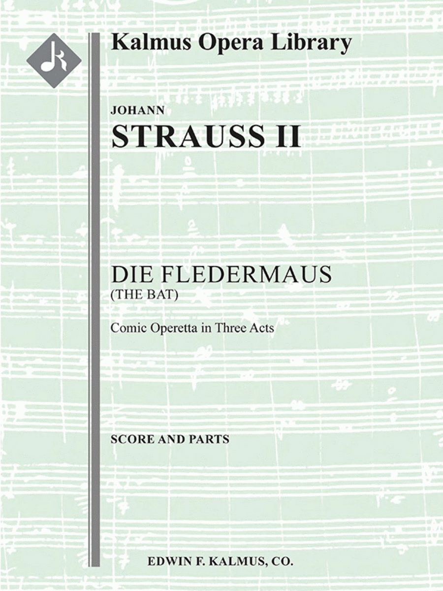 Book cover for Die Fledermaus (The Bat) (complete opera)