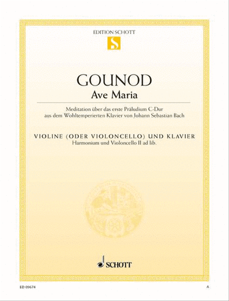 Ave Maria Ave Maria Piano Trio scores gallery preview page 1