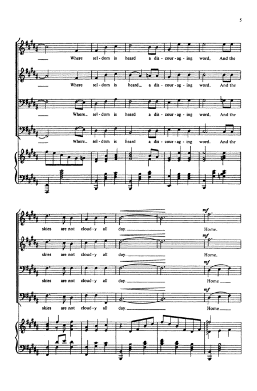 Western Songs Western Songs Men's Choir scores gallery preview page 22