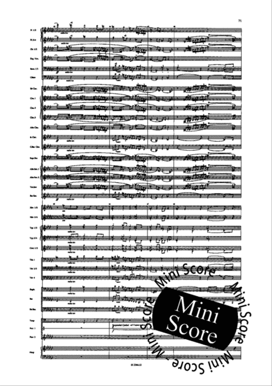 Fifth Symphony Fifth Symphony Concert Band scores gallery preview page 76
