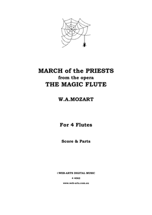MARCH from the opera THE MAGIC FLUTE for 4 flutes - MOZART