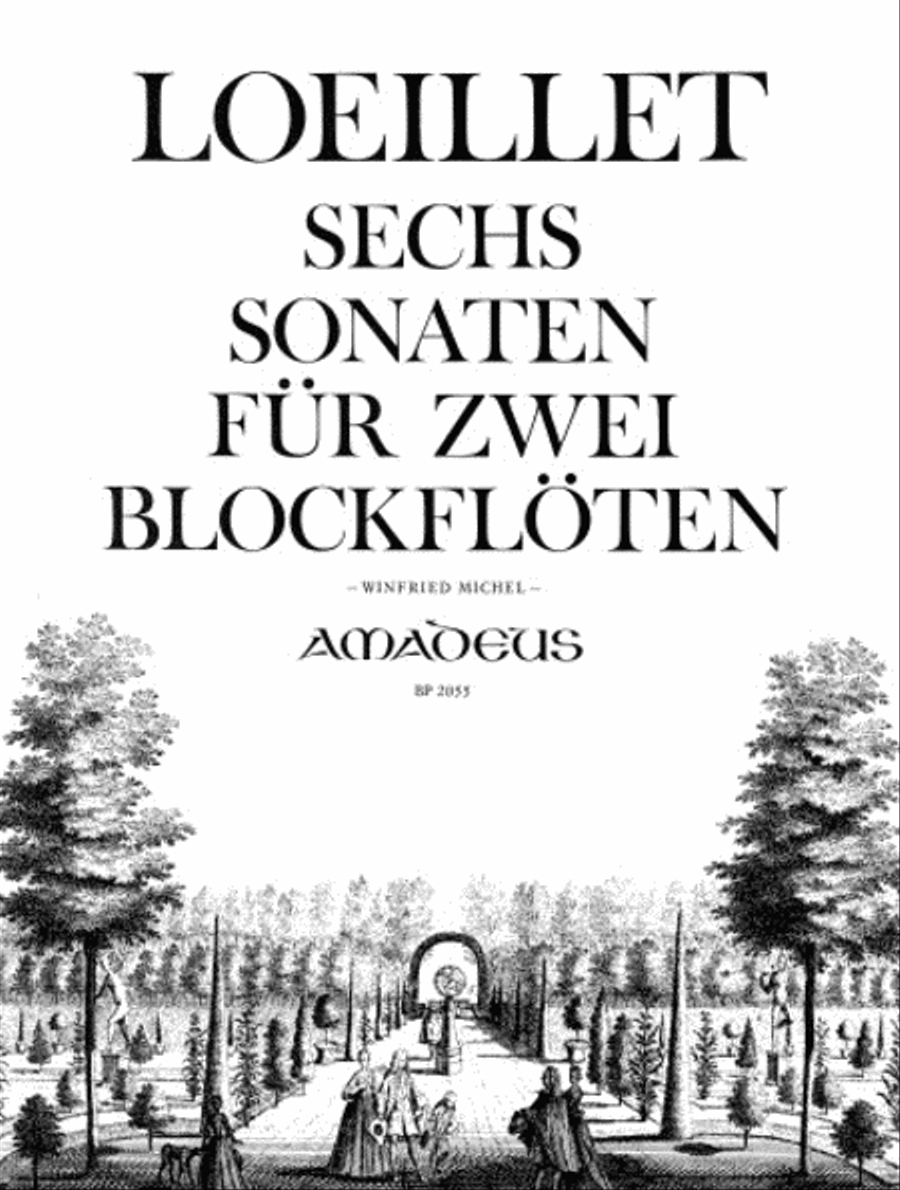 6 Sonatas Alto Recorder scores gallery preview page 1