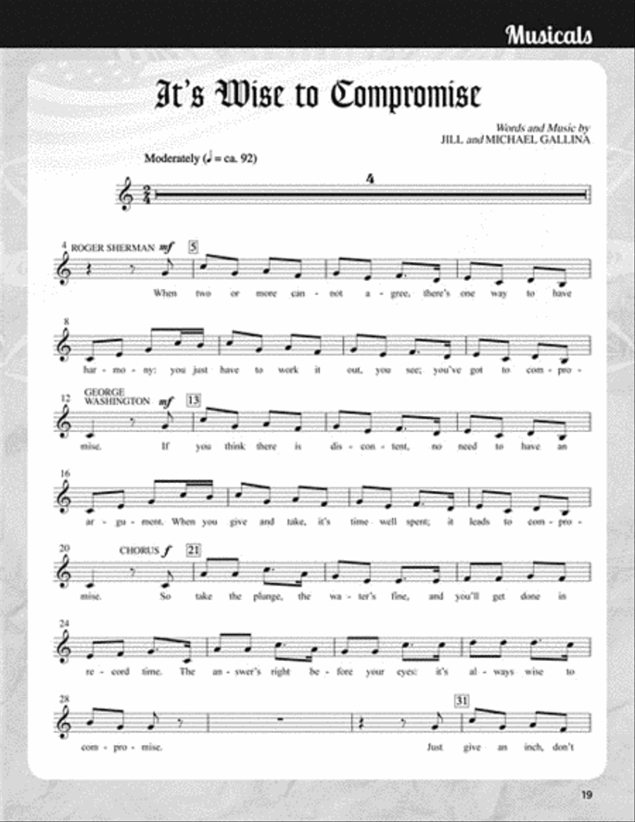 United We Stand Unison Choir scores gallery preview page 5