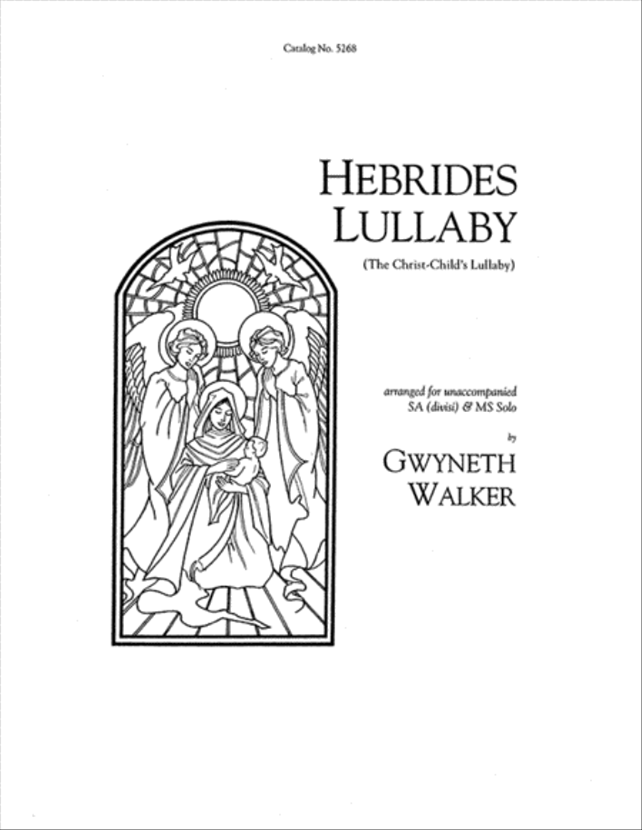 Hebrides Lullaby (The Christ Child's Lullaby) SA scores gallery preview page 1