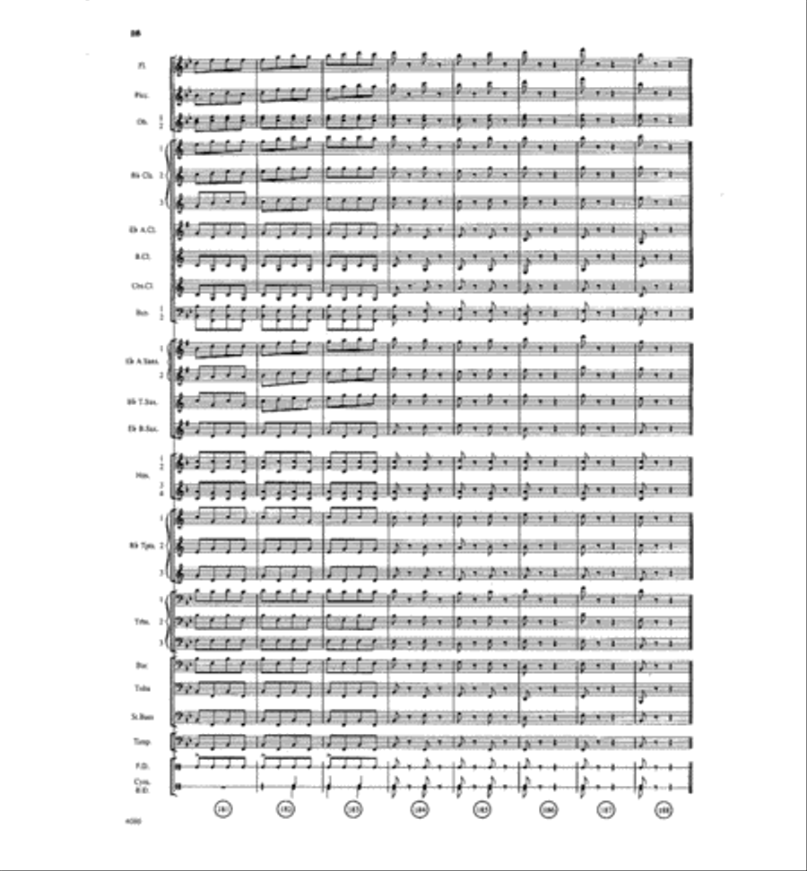 Farandole Concert Band scores gallery preview page 28