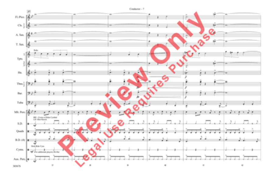 Land of Make Believe Marching Band scores gallery preview page 8