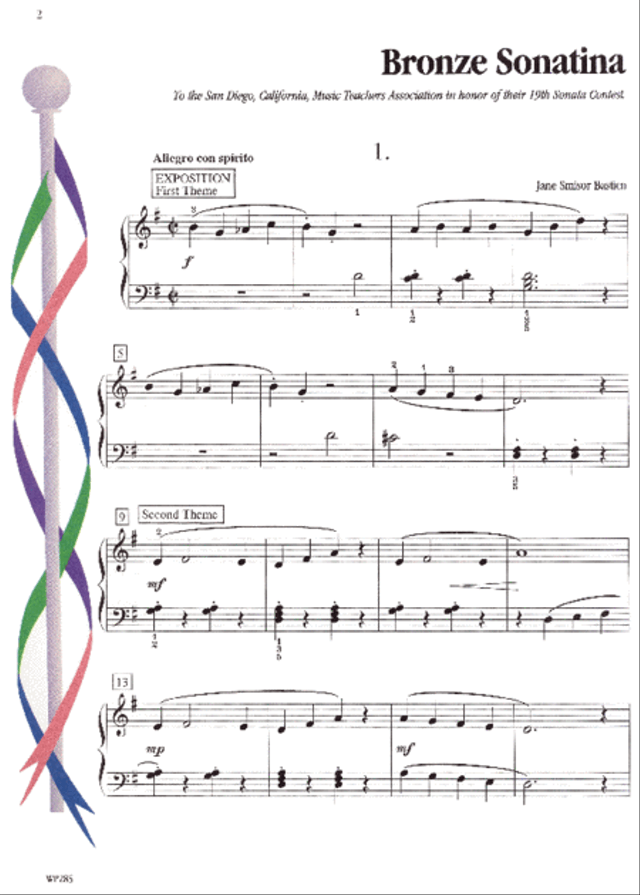 Olympic Sonatinas Piano Method scores gallery preview page 2
