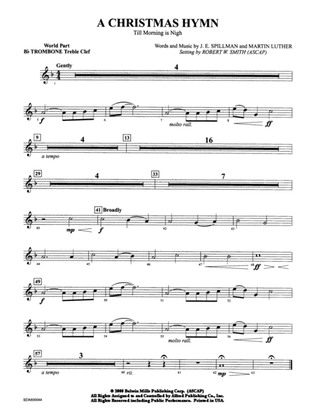 A Christmas Hymn: WP 1st B-flat Trombone T.C.