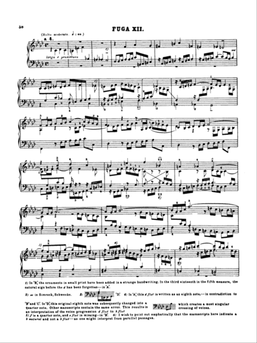 Bach: The Well-Tempered Clavier (Volume I) (Ed. Hans Bischoff) Piano Solo scores gallery preview page 3